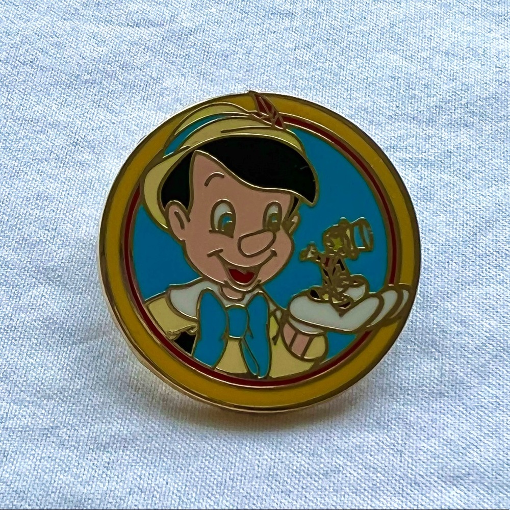 Disney Parks Best Friends Pinocchio and Jiminy Cricket Pin